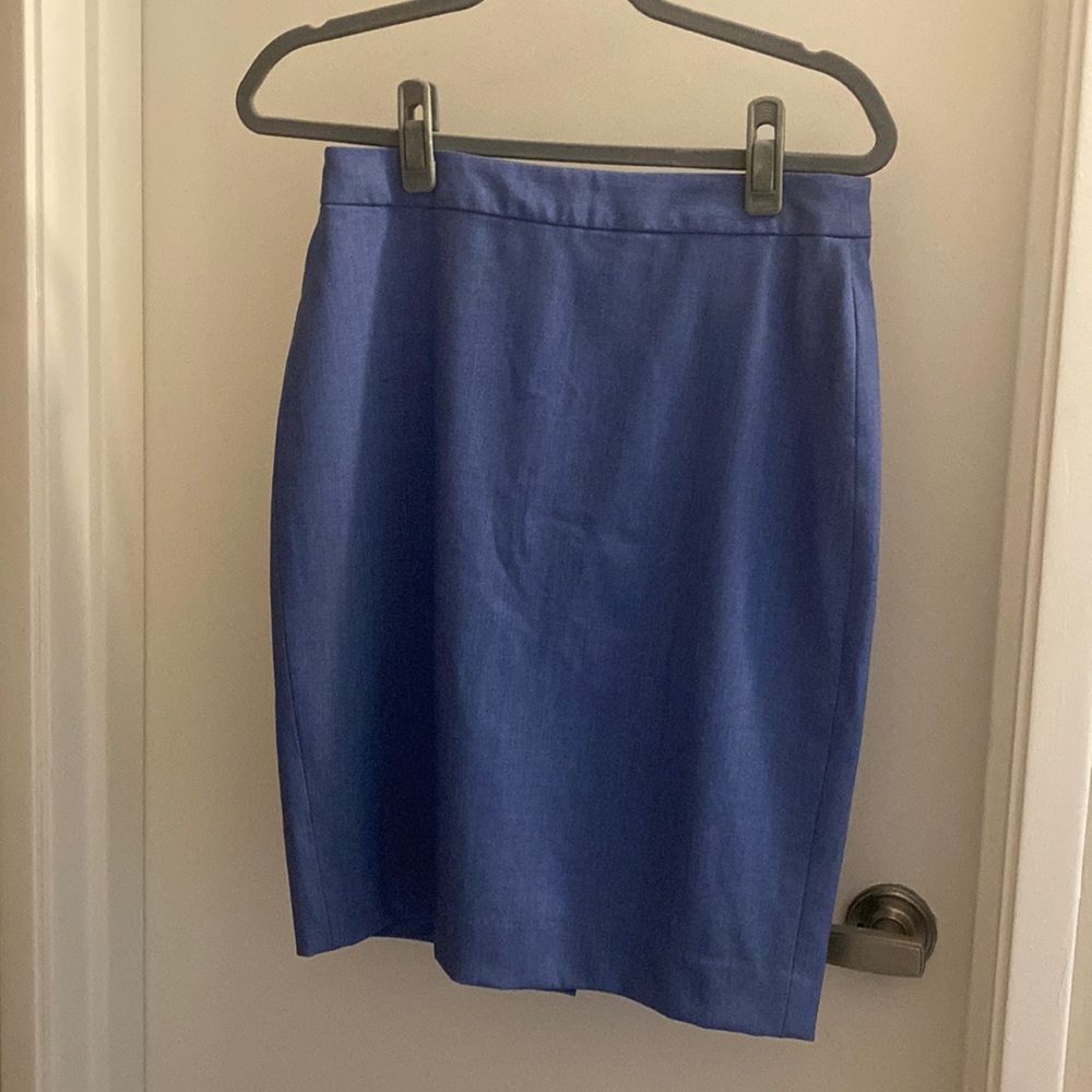 Beautiful blue pencil skirt!